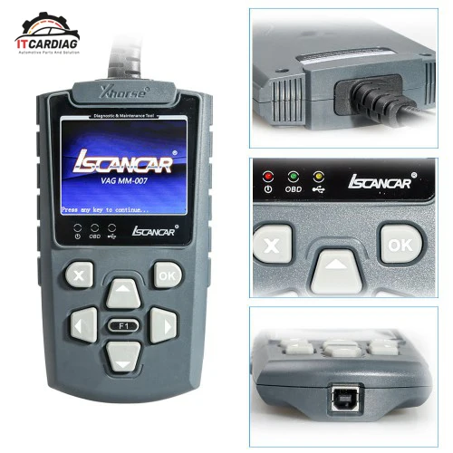 

Xhorse Iscancar VAG-MM007 Diagnostic Maintenance Tool Support Offline Refresh for V-W Audi Skoda Seat & MQB Mileage Correction