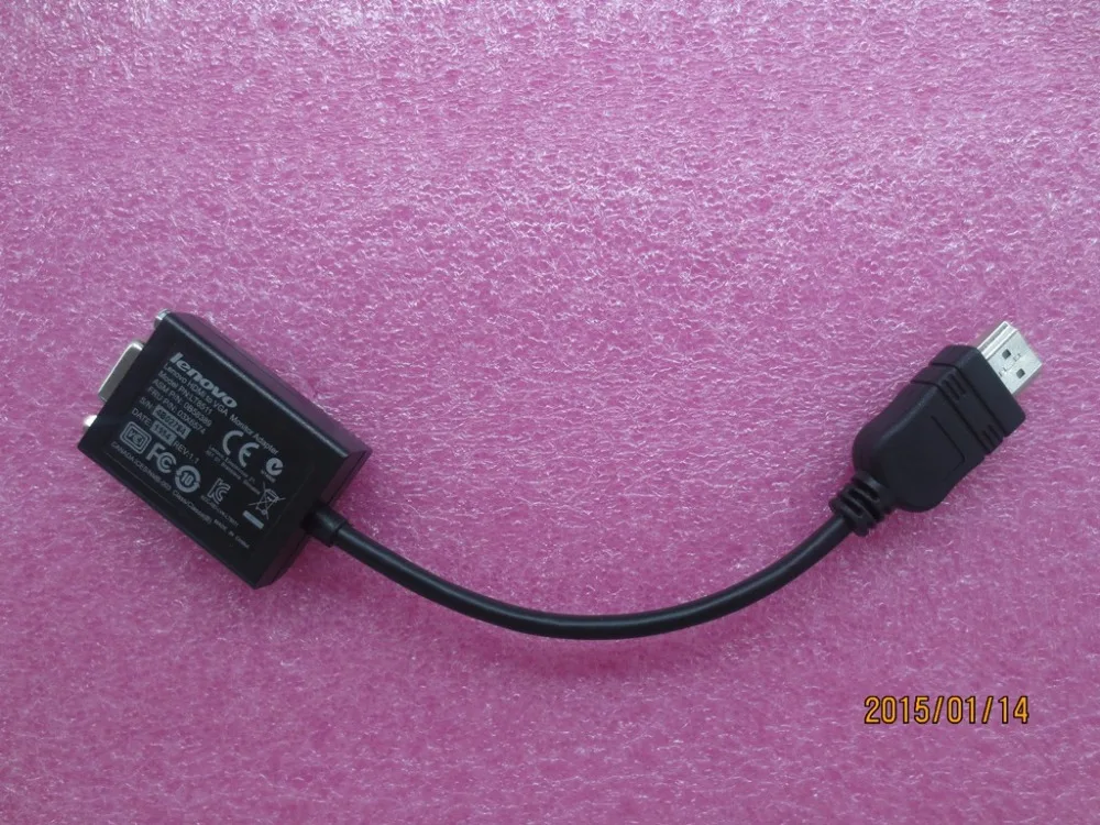 

New Original ThinkPad X1 Carbon4 X1 Yoga HDMI to VGA Dongle FRU Adapter Cable 03X6574