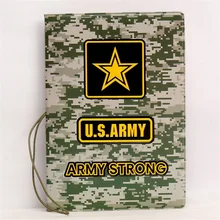 Чехол для паспорта армии США 3D из искусственной кожи держатель для паспорта кредитный держатель для карт армии США La cubierta de pasaporte 14*9,6 см