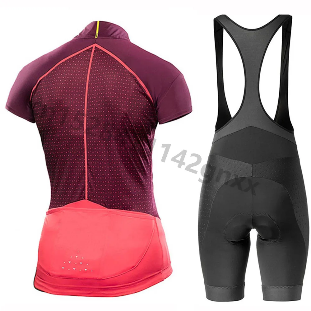 New MAVIC Summer Anti UV Cycling Jersey Set PRO TEAM MTB Bicycle Clothing Quick Dry Maillot Ropa Ciclismo Women Cycling Set