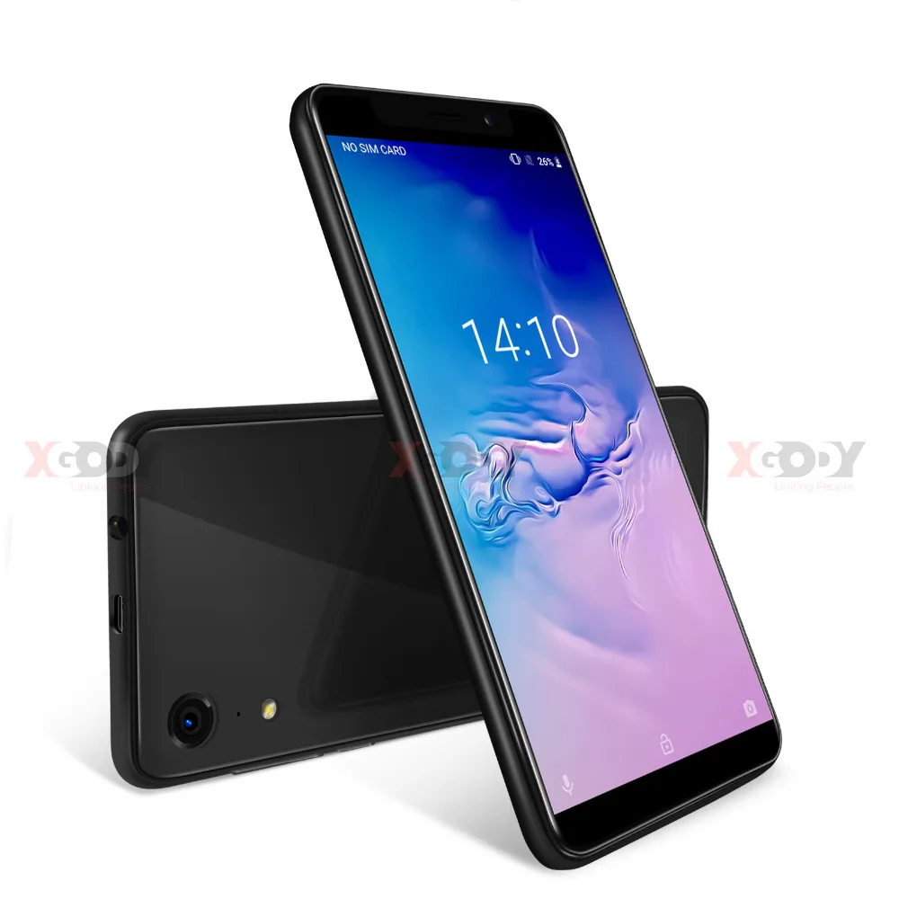 New XGODY XR 3G Smartphone 5.5'' Android 8.1 MT6580 Quad Core 1.3GHz 2GB RAM 16GB ROM Cell phones 5.0MP 2500mAh Mobile Phone