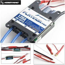 1pcs Original Hobbywing Platinum Pro 120A-HV OPTO 120A Brushless ESC for RC Drone Aircraft Helicopter