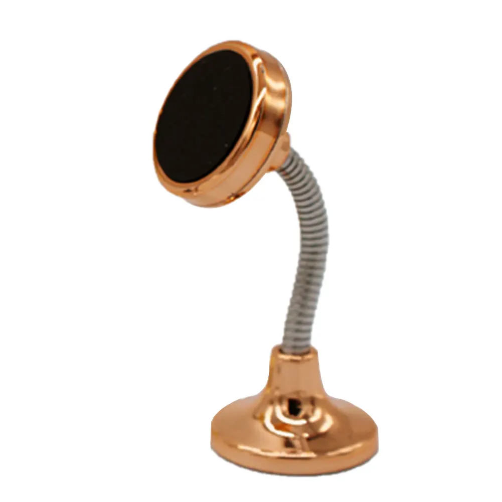 

Aluminum Stand Car Dashboard Desktop Adjustable Angle Magnetic 360°Rotation Windshield Adjustable Mount Mobile Phone Holder
