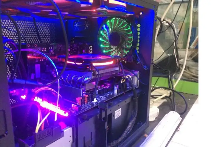 Pccooler вентилятор rgb 12 см чехол для компьютера ПК Вентилятор охлаждения довольно RGB magic регулируемый светодиодный 120 мм радиатор процессора охладитель воды пылевой фильтр