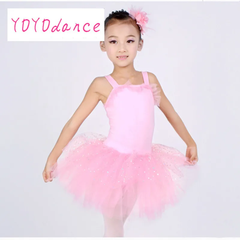 Children Girls Gymnastics Dance Dress Kids Girl Ballet Tutu Skirt ...