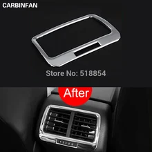 Для Volkswagen Vw Golf 7 кондиционер Стайлинг вентиляционное отверстие декоративная наклейка ABS хромированные наклейки на автомобиль