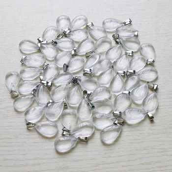 

Hot Fashion warter drop natural White watermelon stones beads pendants for jewelry making necklace Free shipping Wholesale
