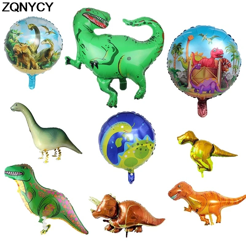 

1pc Cartoon Dinosaur Balloon Walking Foil Balloons Animals Inflatable Air Balloon for Baby Shower Kids Birthday Party Decoration