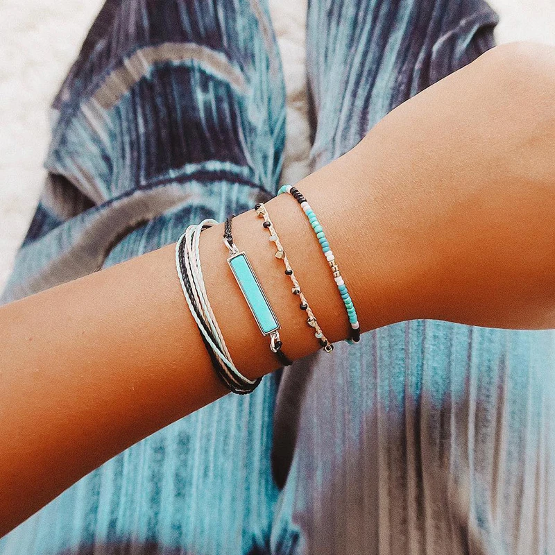 

Bohemian Handmade Beads Bracelet Women Summer Beach Pulseras Mujer Jewelry Colorful Beads Bracelets Pulseras Mujer Jewelry Gift