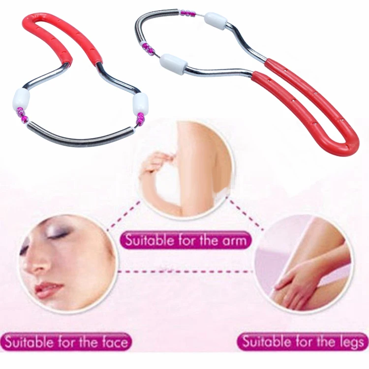Handheld Facial Hair Removal Threading Beauty Epilator Roller For Arm Face Legs Beauty Epilator Makeup Tool (2)