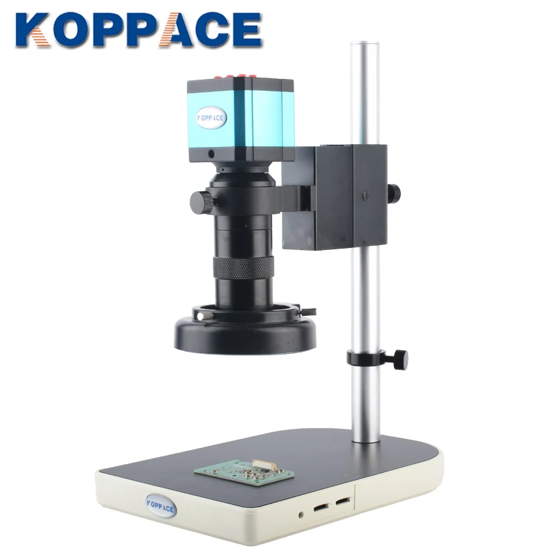 Микроскоп KOPPACE 21 миллион пикселей HDMI HD камера микроскопа с объективом 100X
