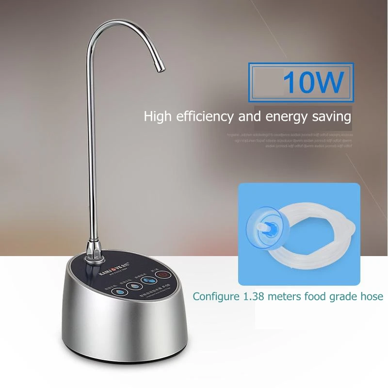 220V Wireless Electric Drinking Water Pump Desktop Water Dispenser Intelligent Bottled Water Electric Water Press Pump Bib Tap