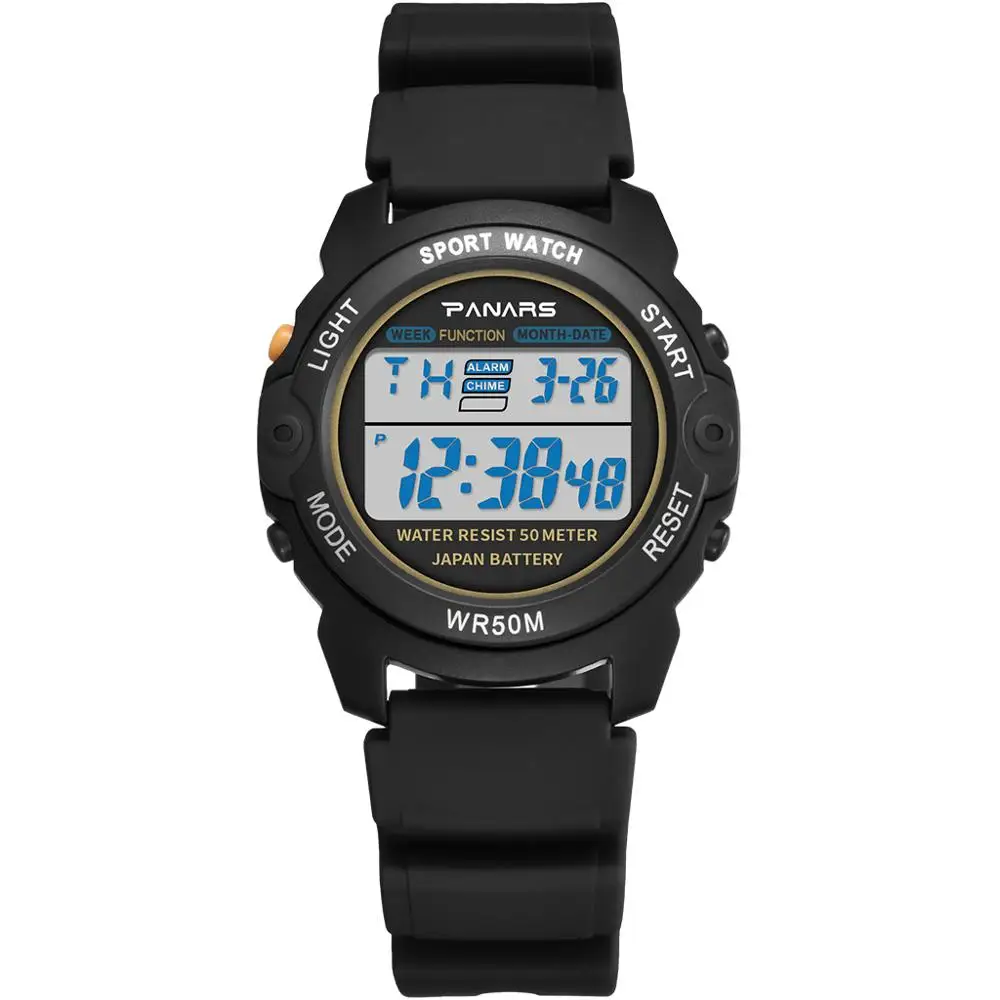 

PANARS Fashion Sport Watch Men Digital Watches Waterpoof Alarm Clock Multi-function Military Digital Men Watches Reloj Hombre