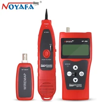 Noyafa NF-308 сетевой телефонный кабель трекер тестер RJ45 RJ11 ЖК-дисплей BNC USB тонер длина провода детектор неисправностей линия Tracer Finder