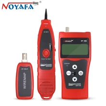 Noyafa NF-308 Network Telephone Cable Tracker Tester RJ45 RJ11 LCD BNC USB Toner Length Wire Fault Detector Line Tracer Finder 5pcs cable test tracker phone line network finder rj11 rj45 wire tracer wholesale new arrival
