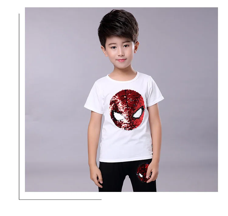 Boy Clothing Sets Cotton Spiderman Boys Sets 2018 Size 6 The Flash T-Shirt Kids Kid Skateboard Clothes Shiny Clothes Boys Clothes 4