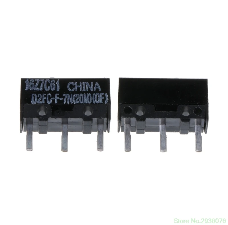 10PCS Micro Switch Microswitch D2FC-F-7N for APPLE RAZER Logitech Mouse UK