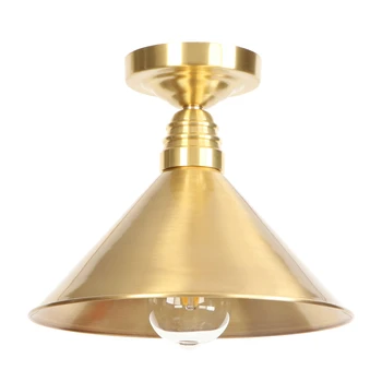 

Bronze Modern LED ceiling light Fine copper Vintage decoration dining room balcony bedroom living room ceiling lamp RCL0003