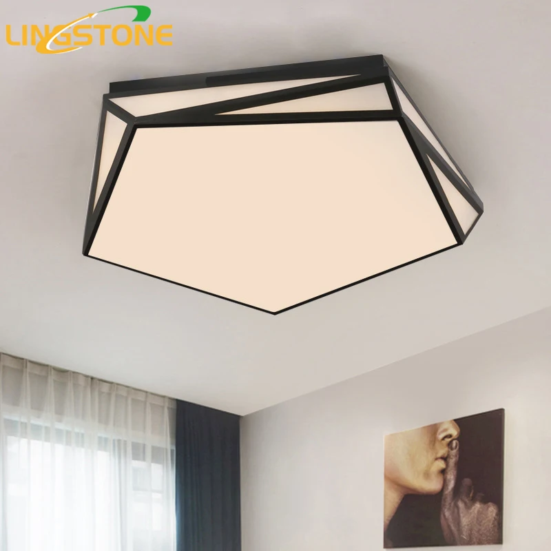 

Led Ceiling Lamp Plafonnier Modern Lights Irregular Shape Lighting Fixture Plafondlamp Living Room Bedroom Restaurant Bathroom