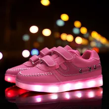 New light up led lumineux enfants shoes couleur lumineux casual mode garçon fille avec simulation seul responsable pour enfants néon panier