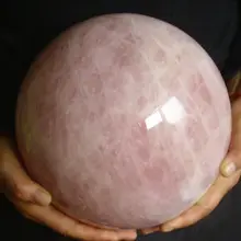 Ddh001101 ОГРОМНЫЙ ПРИРОДНЫЙ РОЗОВЫЙ КВАРЦ ХРУСТАЛЬНЫЙ ШАР BALL ИСЦЕЛЕНИЕ