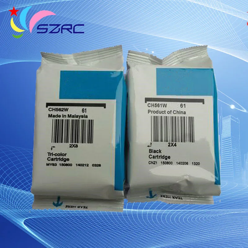 CH561W CH562W CH563W CH564W переработанного чернильного картриджа для HP61 HP61XL 1000 1050 2000 3000 1510 2620 4632 5534 Envy 4500 принтер