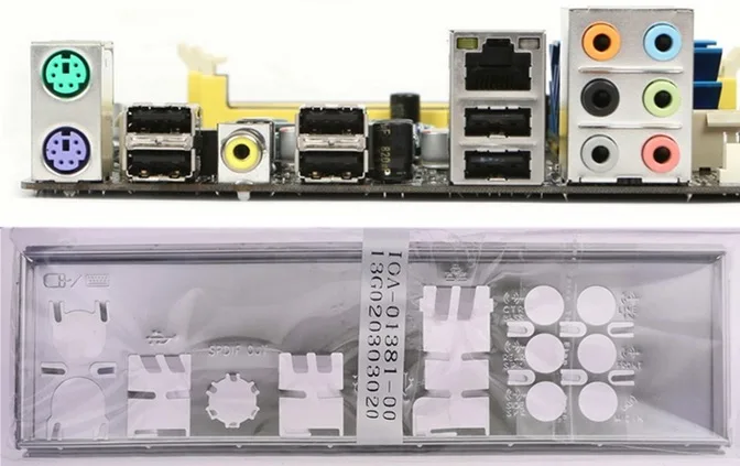 Новая задняя панель I/O для материнской платы P5QL P5Q SE P5QLD PRO бесплатная доставка |