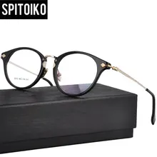SPITOIKO оправа для очков из ацетата круглый близорукость унисекс очки по рецепту очки GM3010