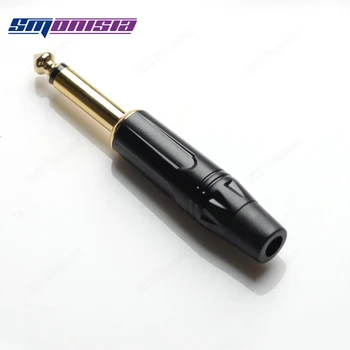 

10pcs-1000pcs TS 6.35 6.5 Microphone Audio Console Plug For Amphenol Guitar Connector For Ji Cheng