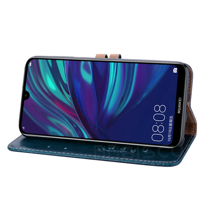 Роскошный винтажный Чехол-кошелек для huawei Y6 Y7 Prime MRD-LX1F DUB-LX1 Honor 8A Pro JAT-LX1 JAT-LX4 Чехол-книжка