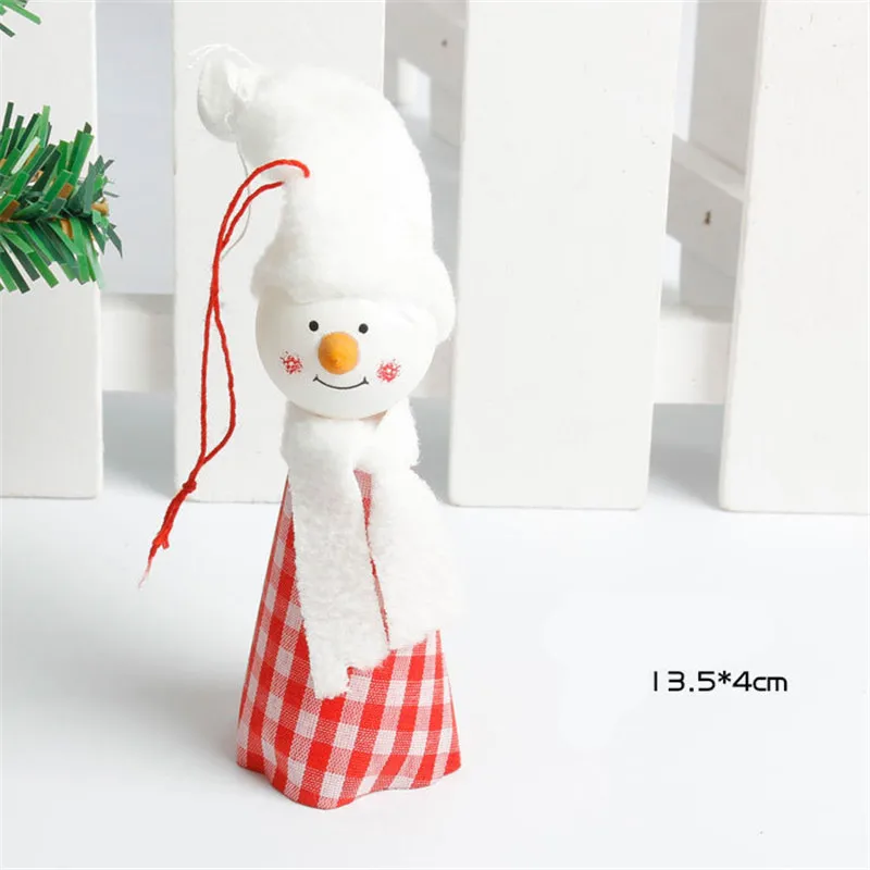 Милый Санта-Клаус, снеговик, кукла, украшения, подвески, Рождественская елка, висячие украшения для дома, свадьбы, рождественские, вечерние, декор 62336 - Color: A12