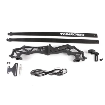 

New arrival archery hunting straight bow/fishing bow aluminum alloy riser takedown bow