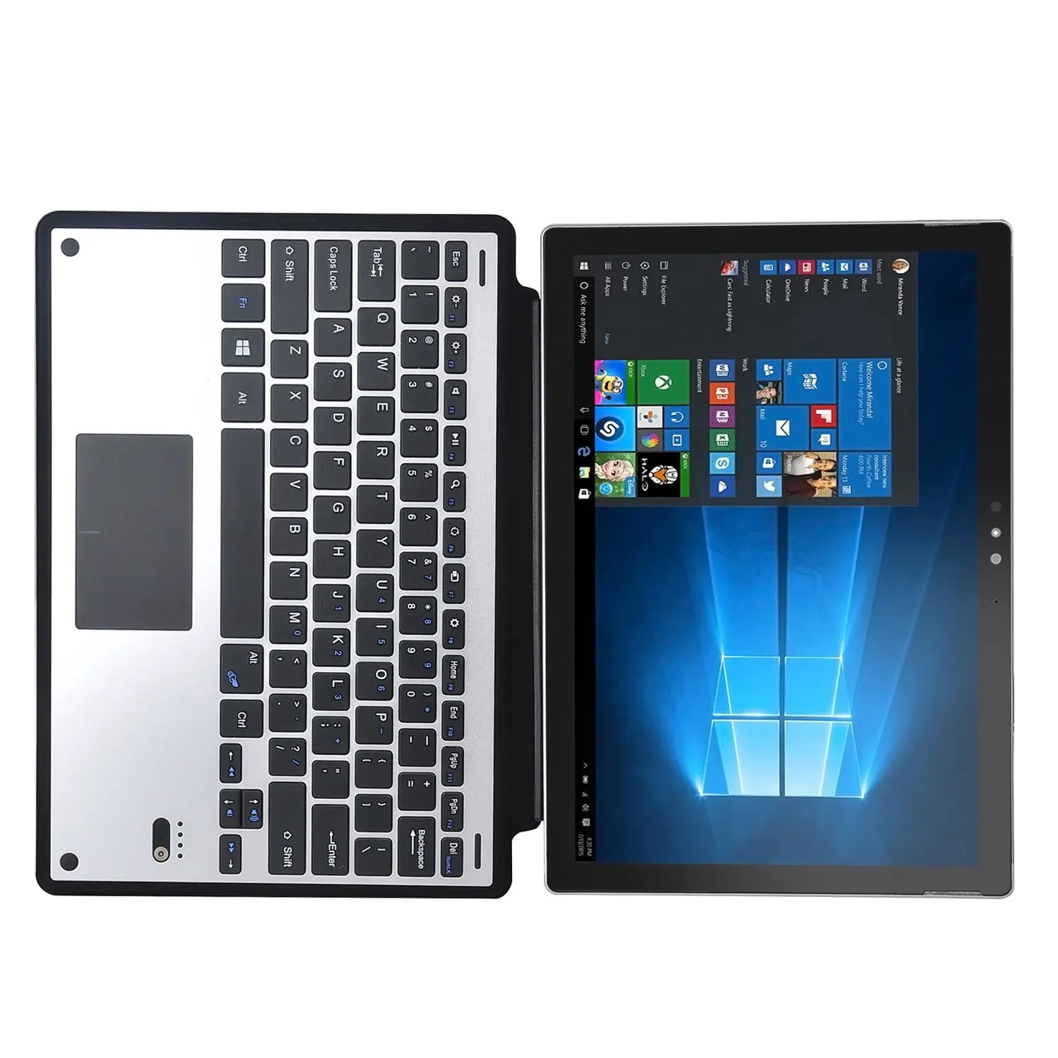 CucKooDo Ultra Thin High Quality DETACHABLE Bluetooth Keyboard Stand CucKooDo Ultra Thin High Quality DETACHABLE Bluetooth Keyboard Stand Case Cover for Microsoft Surface Pro 4 12 3 inch Tablet in Tablets & e Books Case