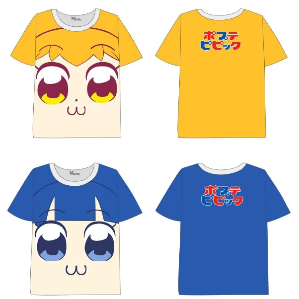 

Anime POP TEAM EPIC Pipimi Popuko Face TEE T-shirt Sweatshirt Unisex Tshirt Cosplay Daily Costumes