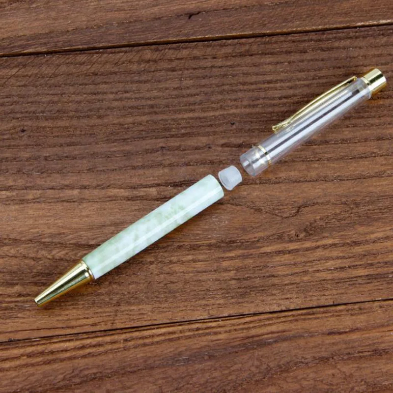10 шт. DIY Творческий Кристалл ручка металлическая шариковая ручка Школа офисный планировщик 8 цветов