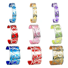 Legenstar-brazalete con argolla de acero inoxidable para mujer, pulsera de cuero intercambiable, joyería de verano