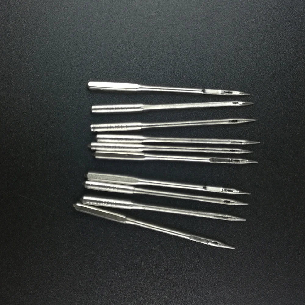 

10pcs/pack Metal Sewing Machine Needles 11/75,12/80,14/90,16/100,18/110 Durable Large Steel Needle Sewing Accessories