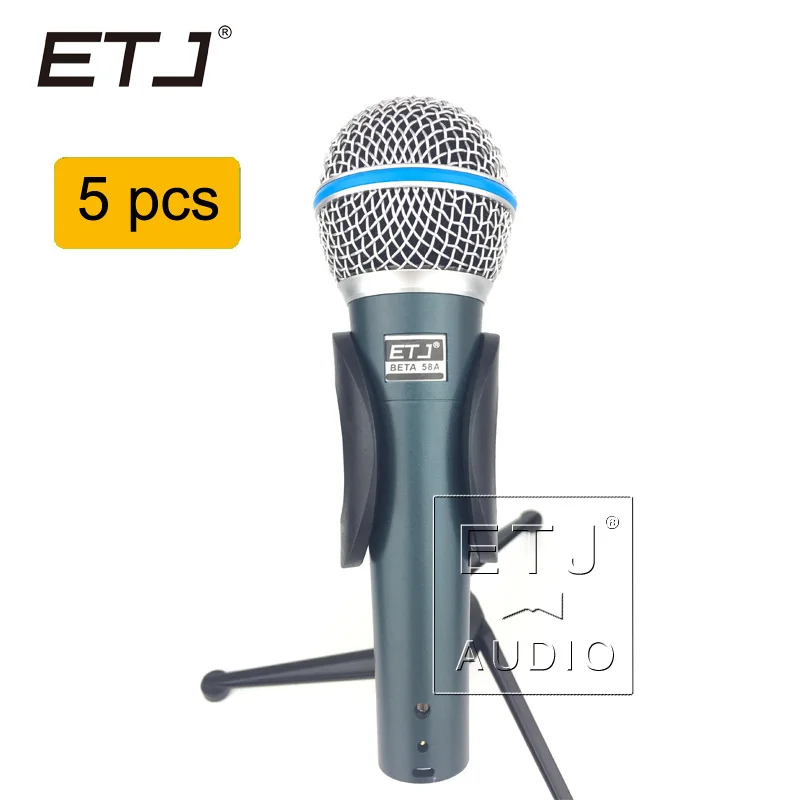 5pcs wholesale Top Quality Beta 58 58A Clear Sound Handheld Wired