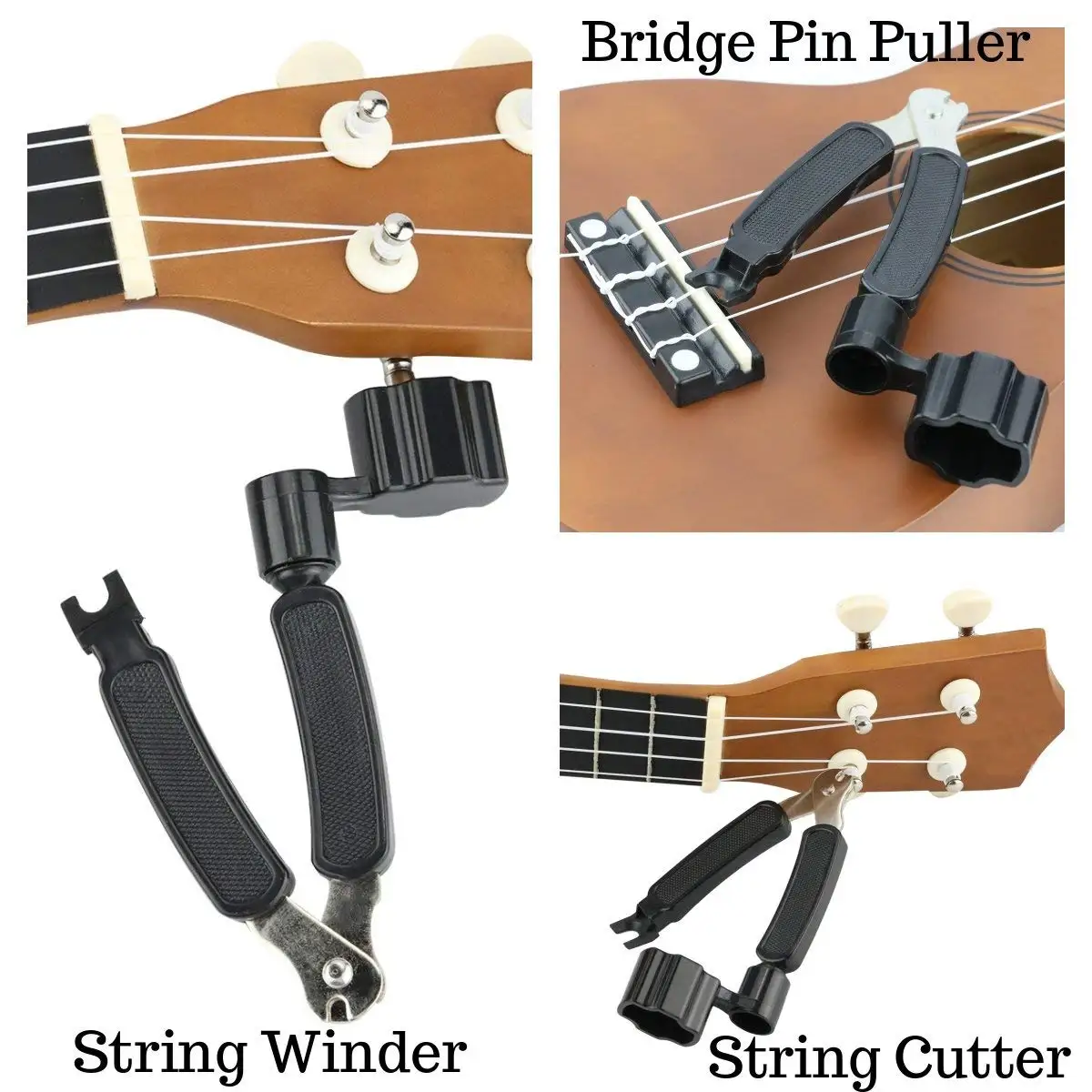 Гитарный набор инструментов для ремонта и обслуживания, набор аксессуаров для гитары укулеле, бас мандолина, банджо