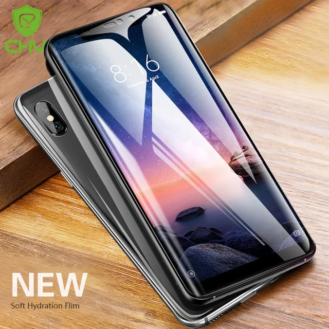 CHYI 3D Curved Film For Xiaomi Redmi Note 7 6 pro Screen