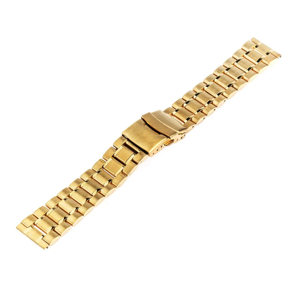24 мм ремешок для часов из нержавеющей стали для Suunto дорожные часы ремешок для ремня безопасности Пряжка браслет черный золотой серебряный+ инструмент