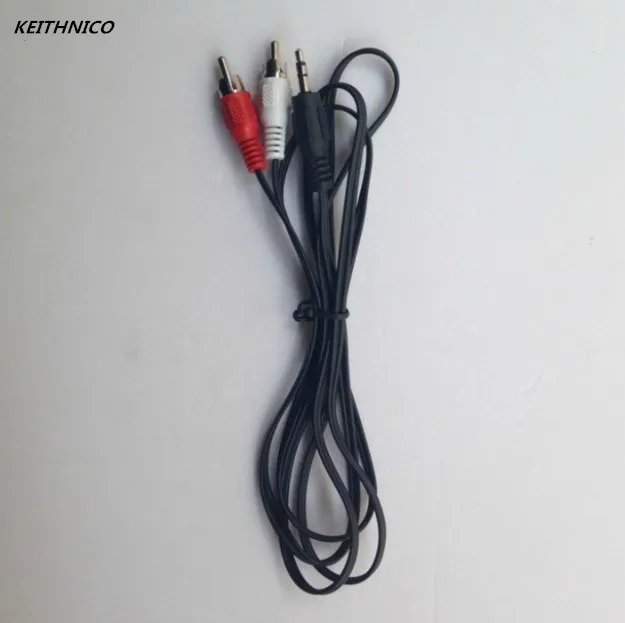 1PC 3.5mm Male Jack to 2 RCA Plug Adapter Cable Stereo Playbac Audio Video Extension Cord for DVD VCR TV AV |