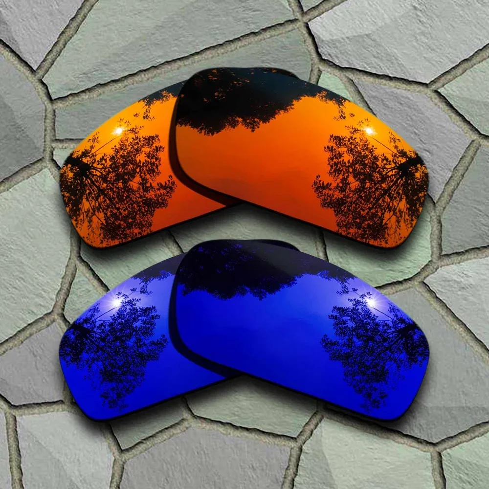 Lenti Di Ricambio Polarizzate Per Occhiali Da Sole Rossi Arancioni E Viola Blu Per Oakley Monster Pup