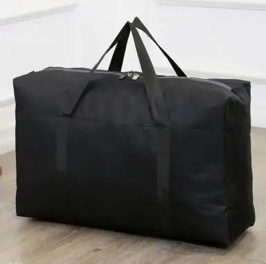 Дорожная Упаковка Кубики Оксфорд Большая складная сумка дорожная сумка для багажа портативная дорожная сумка T671 - Цвет: black