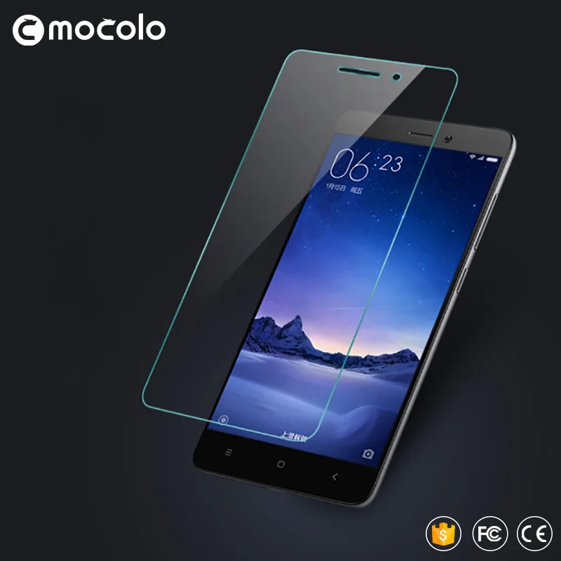 

For Xiaomi Redmi 3 Tempered Glass Screen Protector 0.33mm Hongmi 3 Protective Film for Redmi 3S Glass
