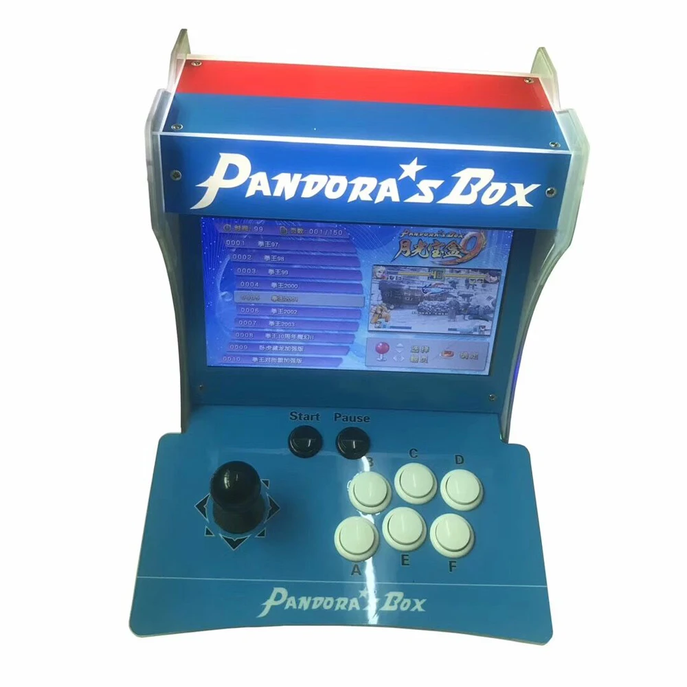 2222 in 1Plastic Pandora Box 9D Arcade Cabinet Machine