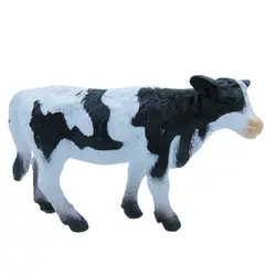 Коровы моделирование модель куклы Пластик животного настольных меблировки ферму подарок унисекс Животные