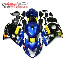 Kits Injection Carenagem Para Suzuki GSXR1300 Hayabusa 1300 Ano 2008 09 10 11 12 13 14 15 16 Carenagem Da Motocicleta ABS Tubarão azul