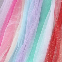 1,5 м* 1 м разноцветная блестящая Органза Прозрачная ткань для сценического свадебного фото фон ткань украшение вечерние платья для танцев сделай сам