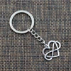 New Keychain 22x27mm Heart Infinity Love Forever Pendants DIY Men Car Key Chain Ring Holder Keyring Souvenir Jewelry Gift ► Photo 3/4